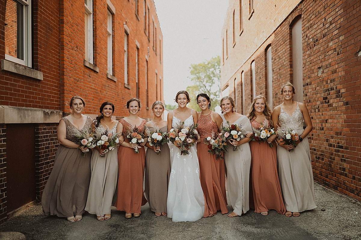 Tamory Hall wedding bridesmaids